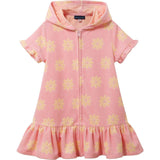 Girls Pink Floral Terry Cover-Up