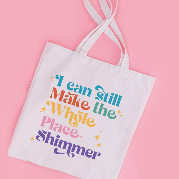 Celestial shimmer everything tote on sale