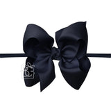 Nylon Headband - Huge Bow - 5.5"