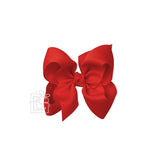 Signature Grosgrain Bow on Clip: 5.5" Huge - 2.25" Ribbon on Alligator Clip - Various Colors