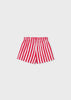 Girls Printed Shorts - Persimmon