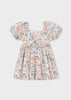 Printed Dress - Salmon