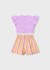 Girls Shorts Set - Lilac