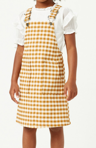 Gingham Overall Dress