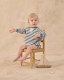 Crewneck Romper - Marine Stripe