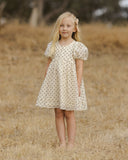 Luna Dress - Flocked Daisy