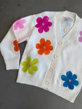 Felted Flower Cardigan