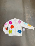 Felted Flower Cardigan