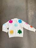 Felted Flower Cardigan