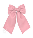 Satin Bow with Euro Knot and Tails - 4.5"