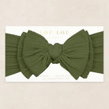 Cable Knit Headband - Olive