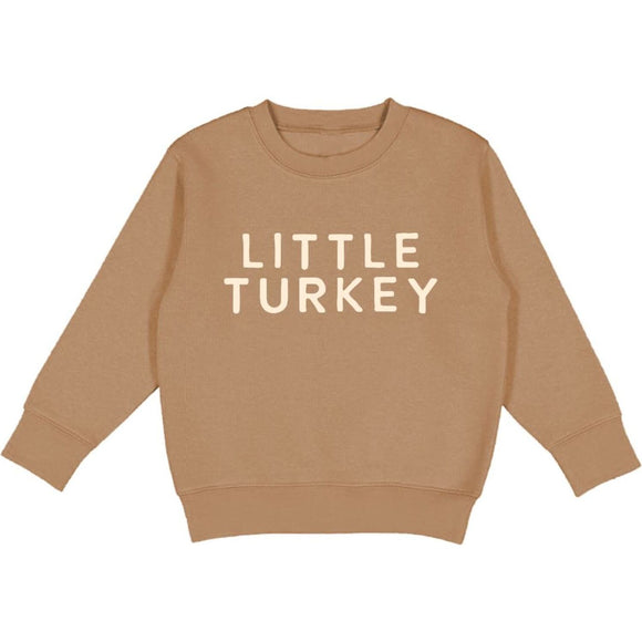 Little Turkey Thanksgiving Sweatshirt - Baby