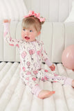 Party Time Convertible Zip Romper - Pink