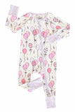 Party Time Convertible Zip Romper - Pink