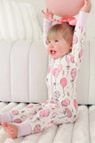 Party Time Convertible Zip Romper - Pink