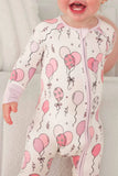 Party Time Convertible Zip Romper - Pink