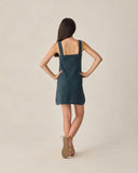 Crochet Mini Dress - Navy, Teen