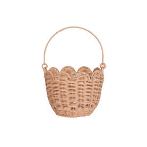 Rattan Tulip Carry Basket - 2 Colors!