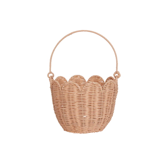 Rattan Tulip Carry Basket - 2 Colors!