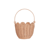 Rattan Tulip Carry Basket - 2 Colors!