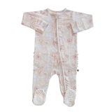 Ruffle Footie - Sandy Beach