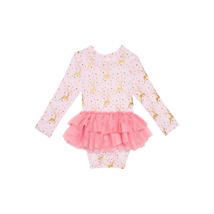 Ryleigh - Long Sleeve Tulle Skirt Bodysuit