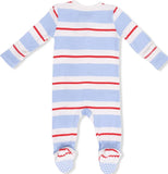 Preppy Rugby - 2 Way Zipper Footie