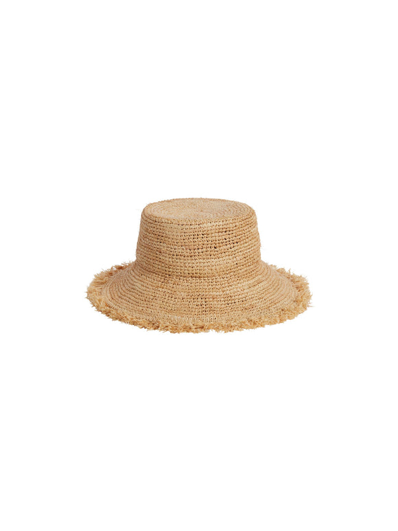 Straw Bucket Hat - Straw
