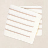 Knit Blanket - Tan Stripe