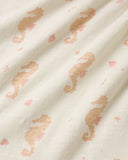 Sage Jersey Dress - Seahorses, Girls