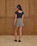 Scallop Tee - Navy, Teen