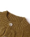 Bobble Cardigan - Golden, Girls