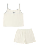 Pointelle Lounge Set - Ivory