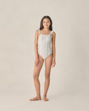 Sky One-Piece - Blue Floral - Teen