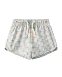 Swim Trunk - Light Blue Plaid