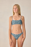 Rashguard Bikini Set - Navy Floral