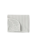Waffle Baby Blanket - Sage Stripe
