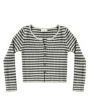 Long Sleeve Knit Tee - Midnight Stripe