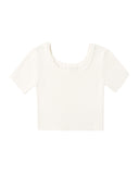 Scallop Tee Natural