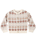 Cheyenne Cardigan Flower Fair Isle