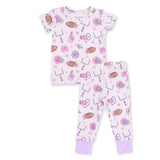 Football Cheer - Short Sleeve Loungewear Set