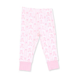 Ballet Shoes Ribbon Stripe - Long Sleeve Loungewear Set