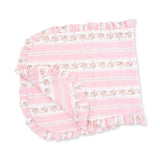 Antoinette Stripe - Ruffle Burp Cloth
