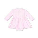 Baby Golf Carts Pink - Long Sleeve Polo Bodysuit Dress