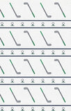 Golf Club - 2 Way Zipper Footie