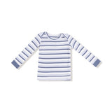 Vintage Stripe Blue - Long Sleeve Loungewear Set
