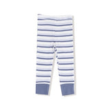 Vintage Stripe Blue - Long Sleeve Loungewear Set