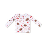 Touchdown Time Red - Baby - Long Sleeve Loungewear Set