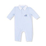 Baby Golf Carts Blue - Polo Romper