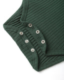 Shoulder Ruffle Bodysuit - Green